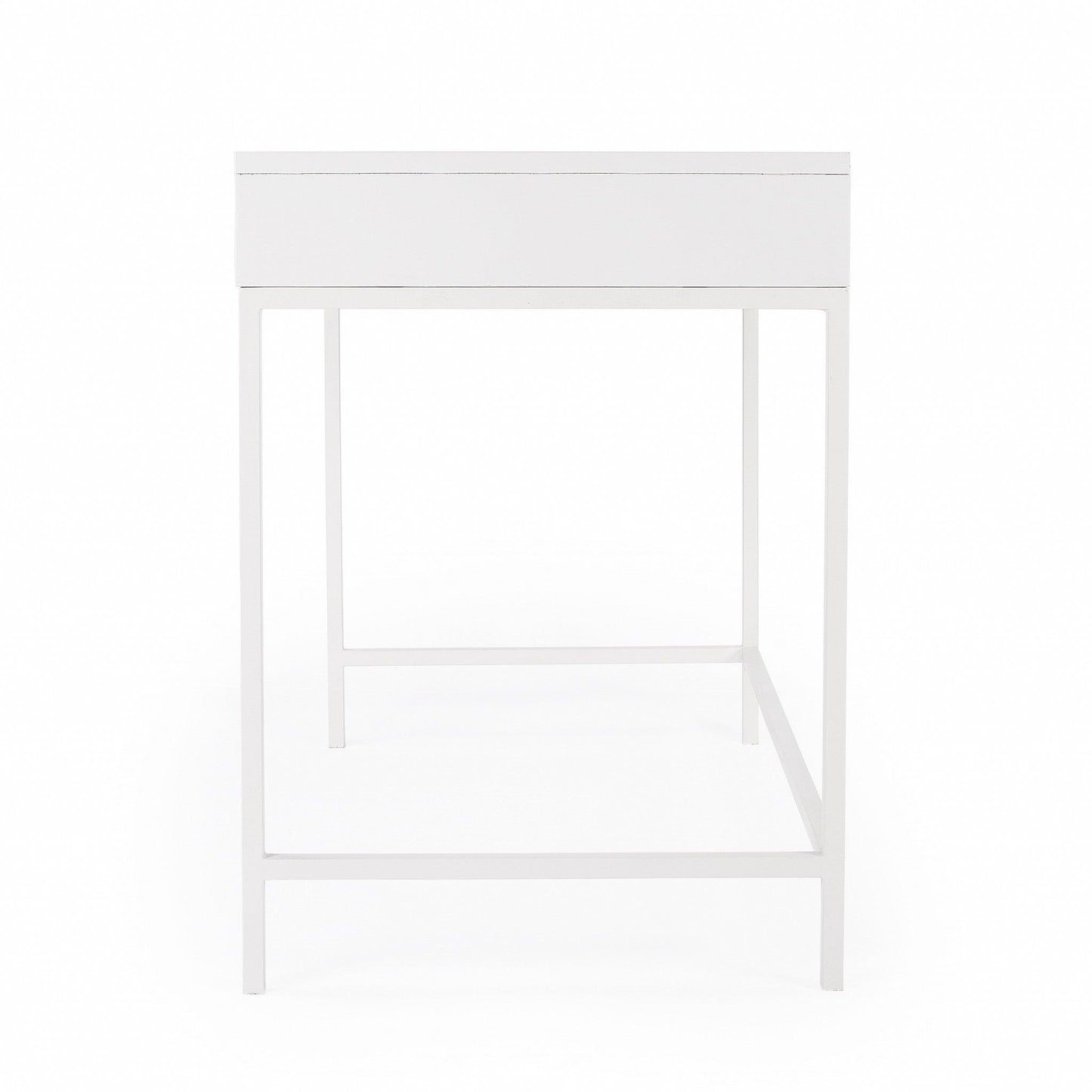 Modern Glossy White Desk - AFS