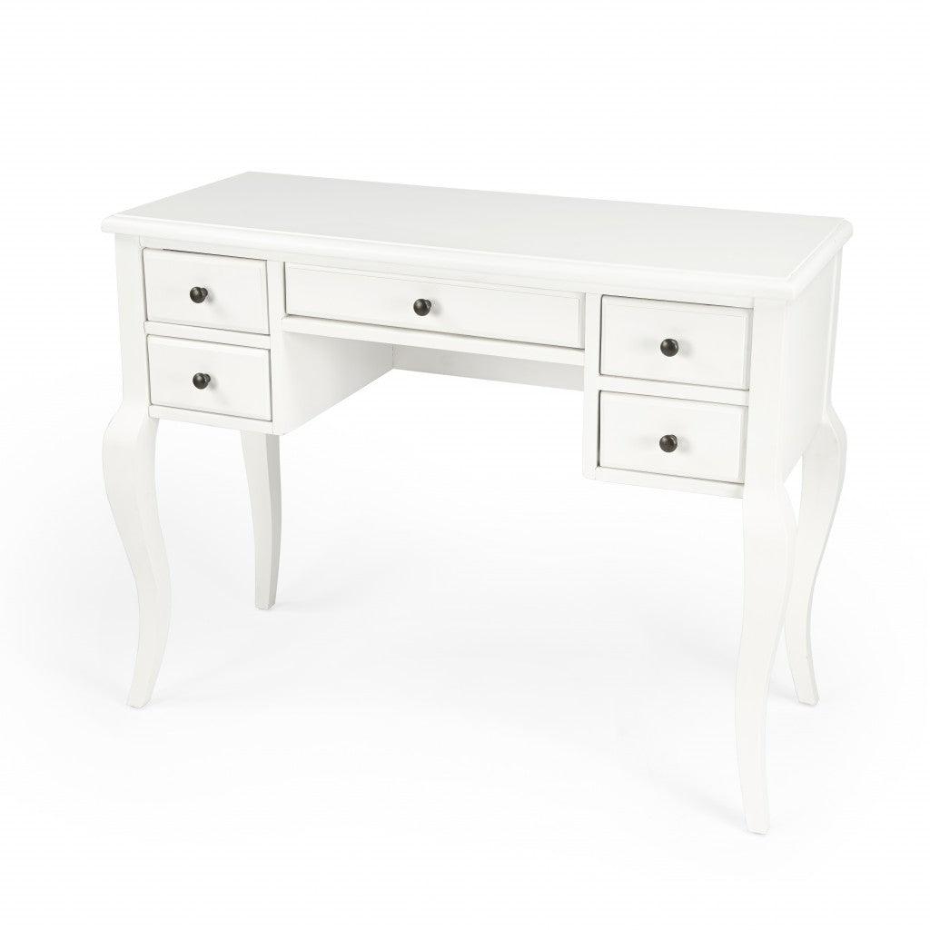 Cottage White Writing Desk - AFS