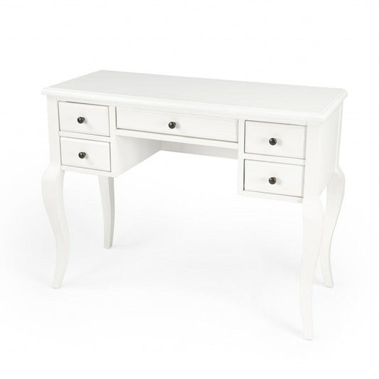 Cottage White Writing Desk - AFS