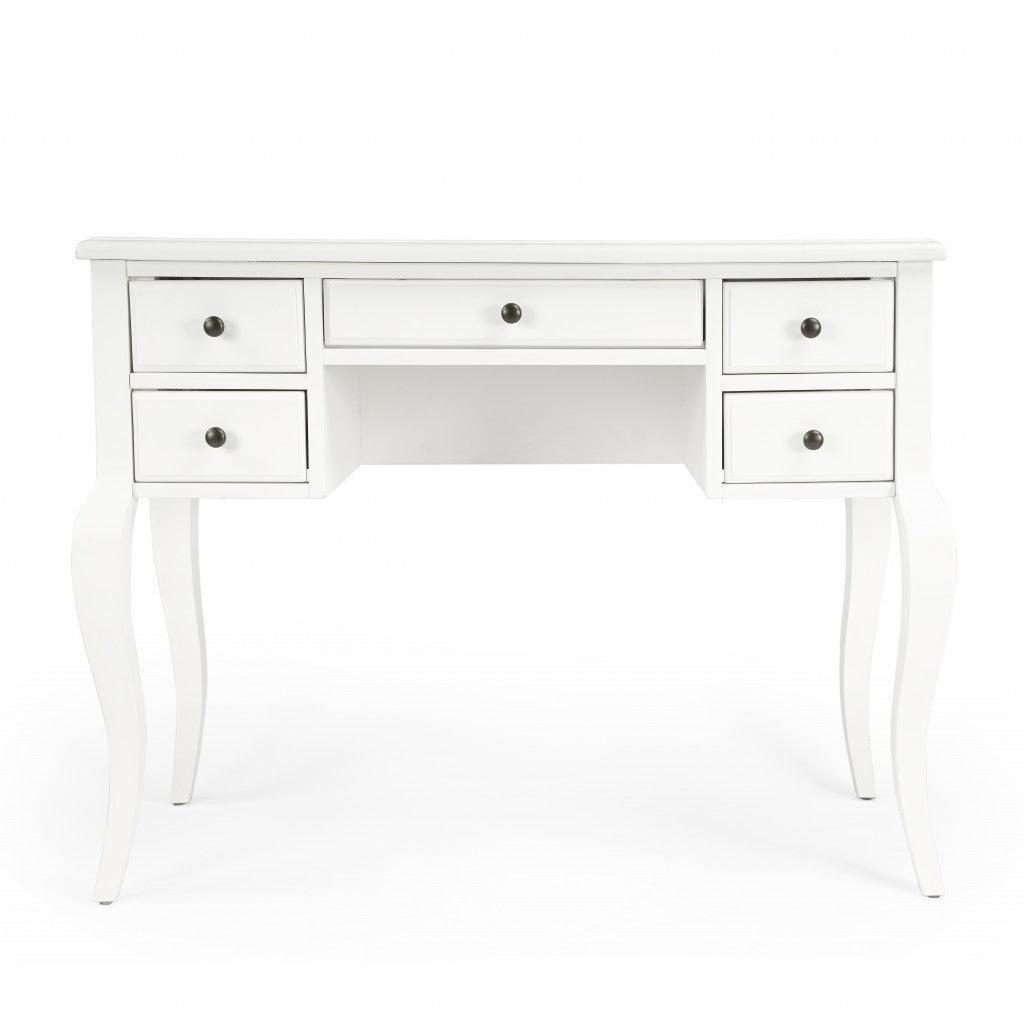 Cottage White Writing Desk - AFS