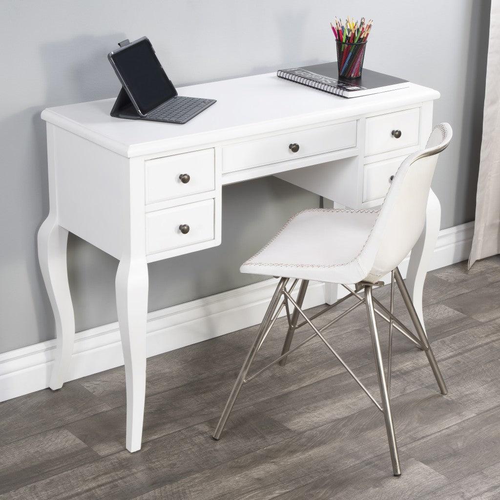 Cottage White Writing Desk - AFS