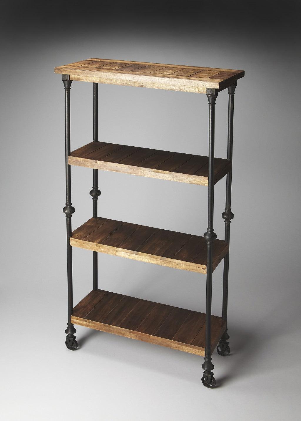 Fontainebleau Industrial Chic Bookcase - AFS