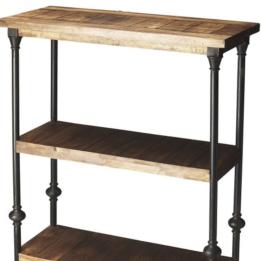 Fontainebleau Industrial Chic Bookcase - AFS