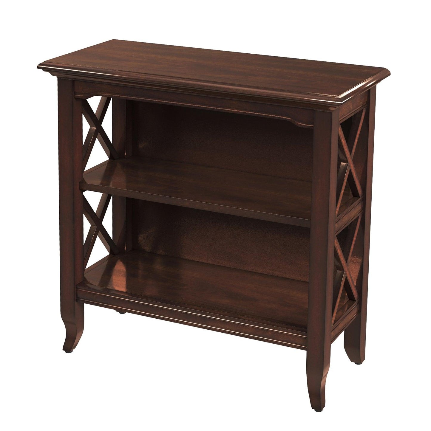 Newport Plantation Cherry Low Bookcase - AFS