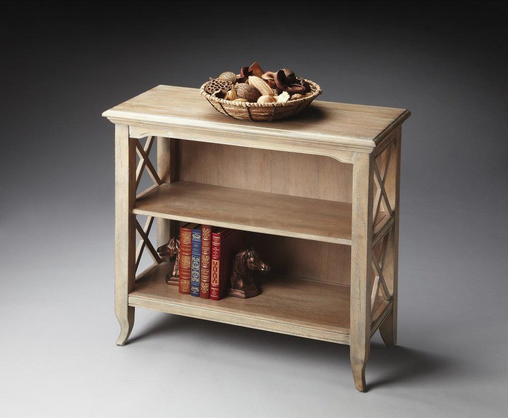 Newport Driftwood Low Bookcase - AFS