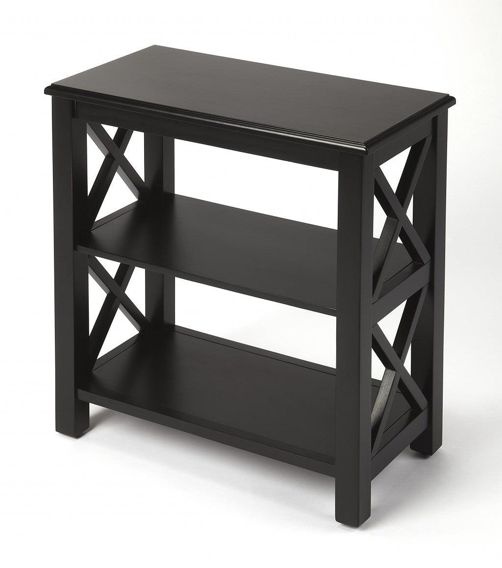 Vance Black Licorice Bookcase - AFS