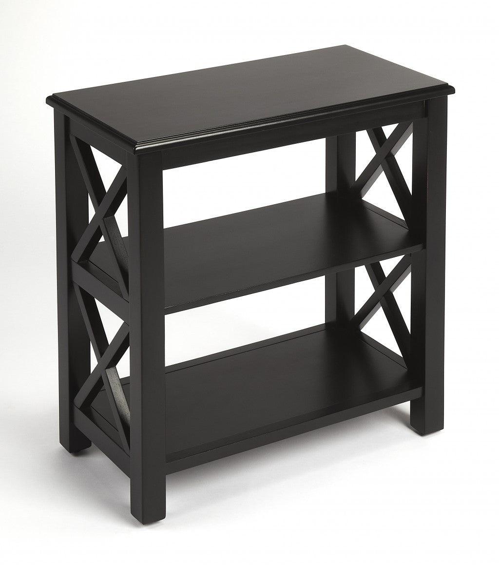 Vance Black Licorice Bookcase - AFS