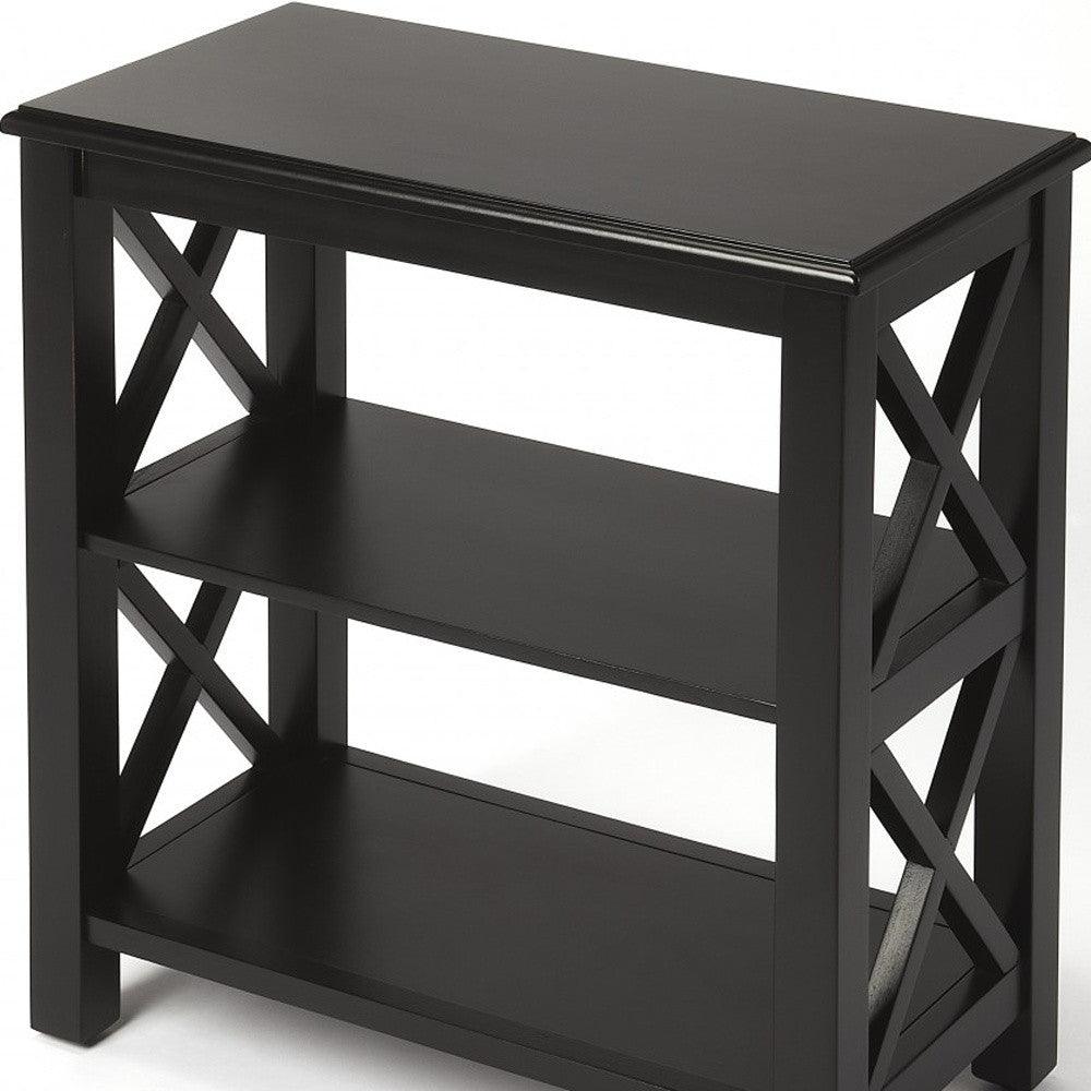 Vance Black Licorice Bookcase - AFS