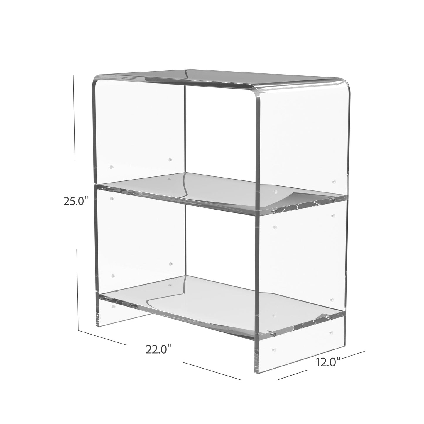 Crystal Clear Acrylic Bookcase - AFS