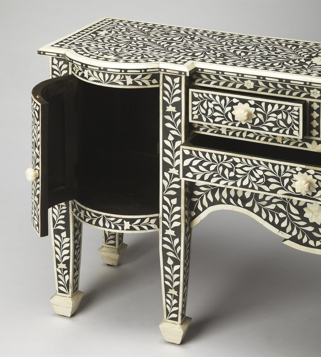 Victoria Black Bone Inlay Buffet - AFS