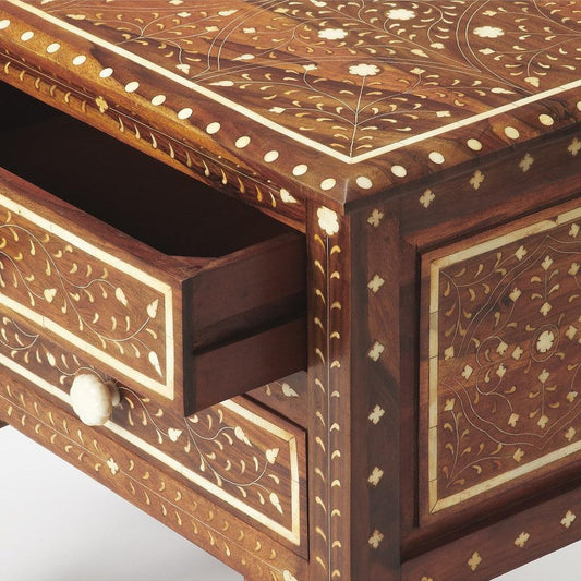 Chevrier Wood & Bone Inlay Accent Chest - AFS