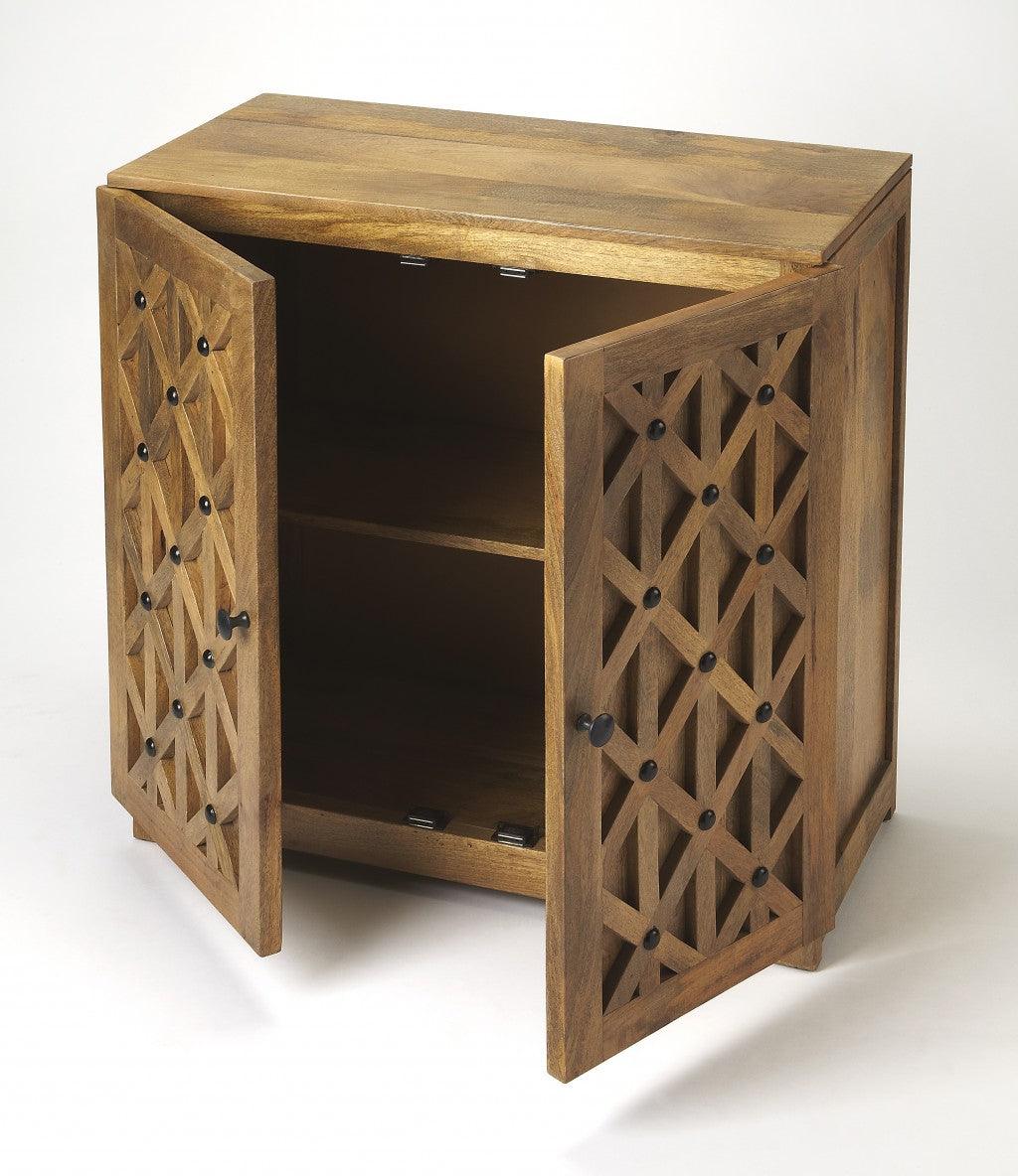 Corona Mango Wood Console Cabinet - AFS