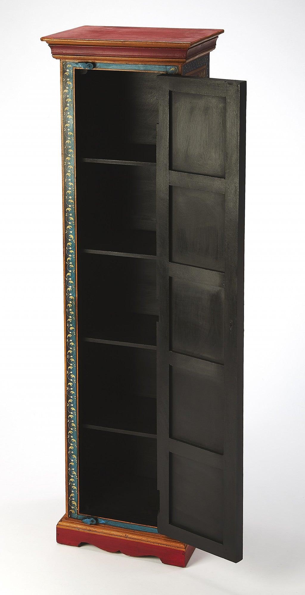 Amir Hand Painted Tall Cabinet - AFS