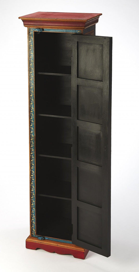 Amir Hand Painted Tall Cabinet - AFS