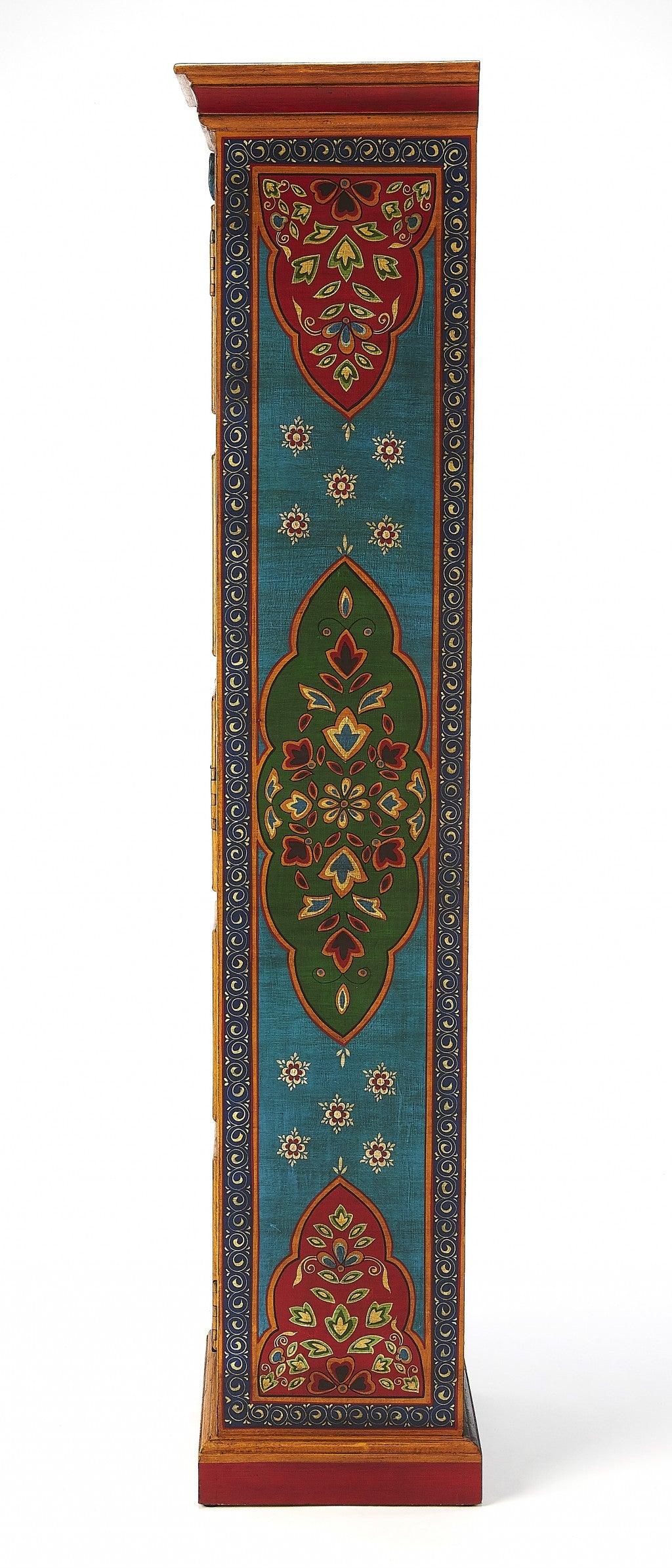 Amir Hand Painted Tall Cabinet - AFS