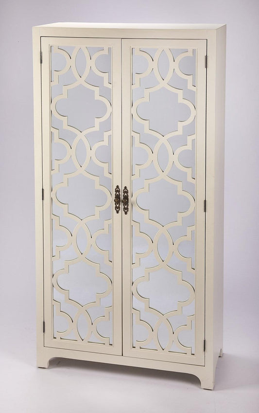 Morjanna White Tall Cabinet - AFS