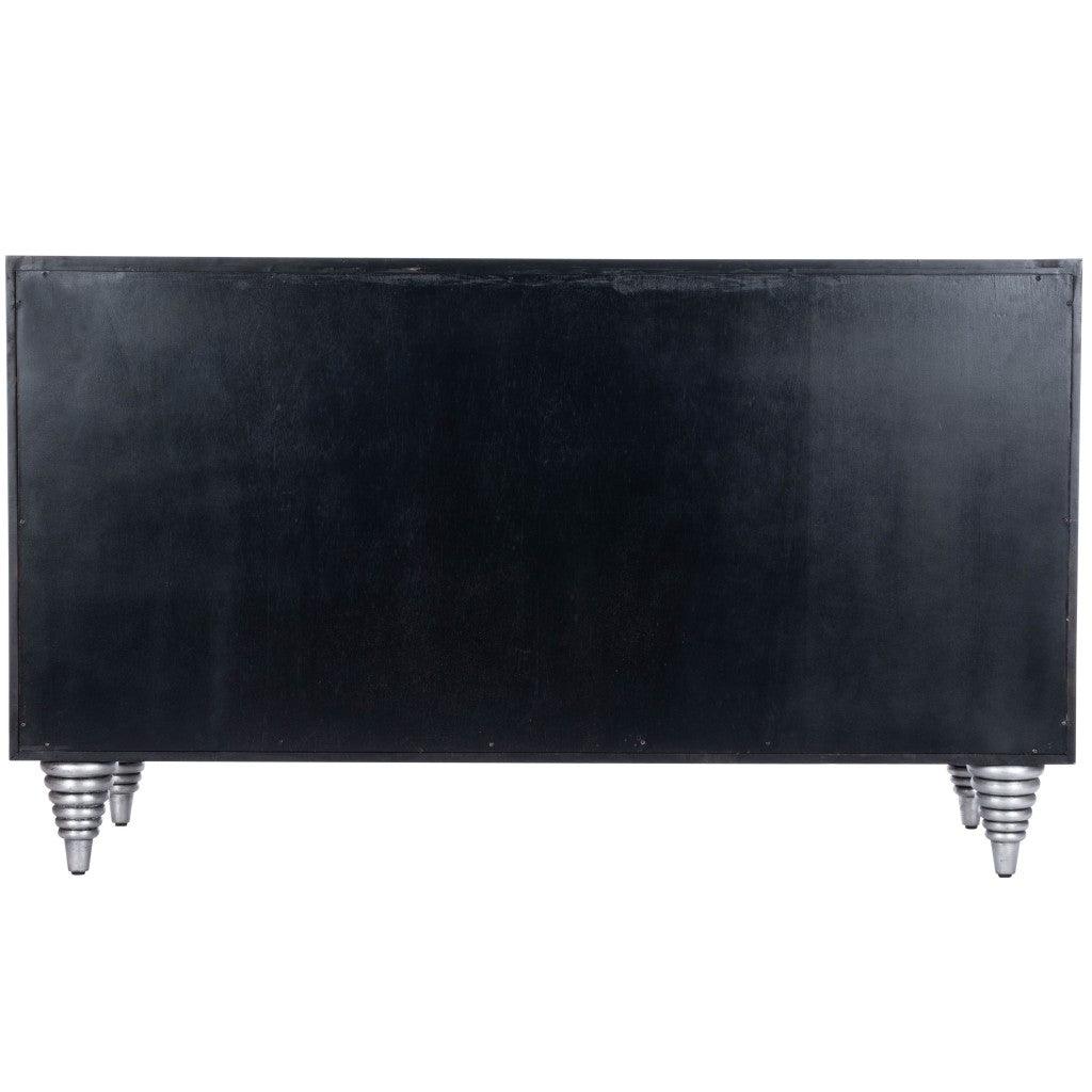 Shelly Leather & Capiz Shell Inlay Sideboard - AFS