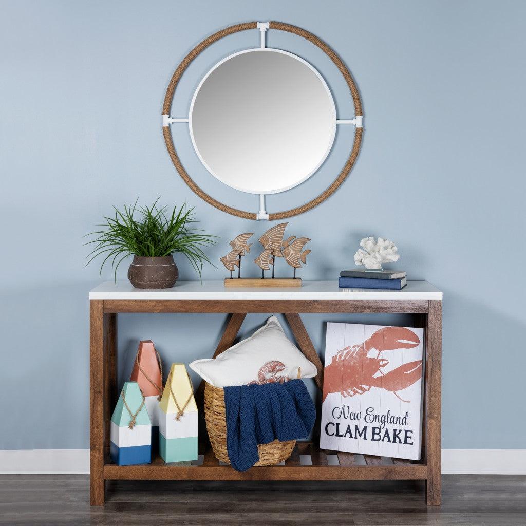 Nautical Round Wall Mirror - AFS