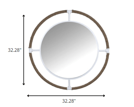 Nautical Round Wall Mirror - AFS