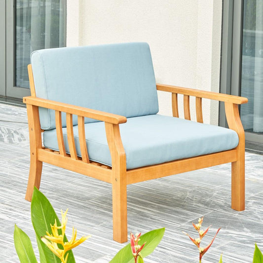 Light Wood Sofa Chair - AFS