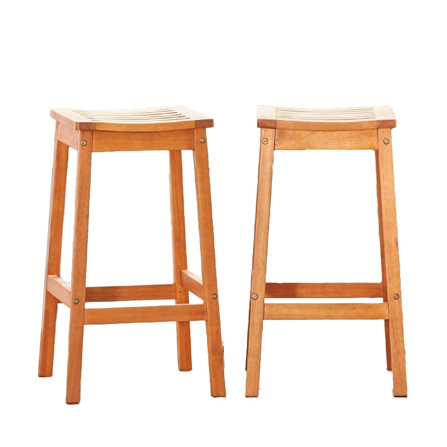 Natural Wood Patio Dining Stool - AFS