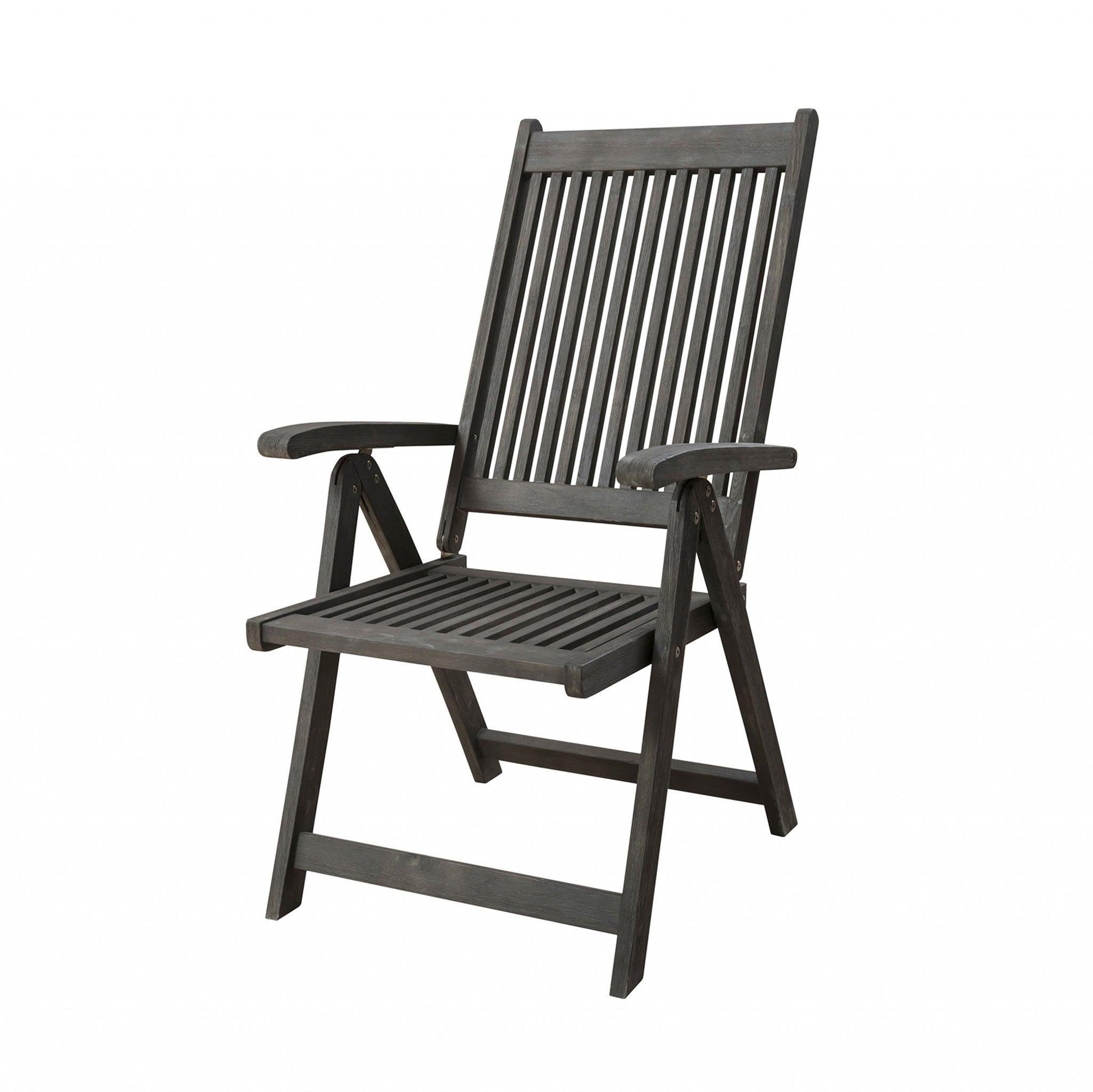 Distressed Outdoor Reclining Chair - AFS