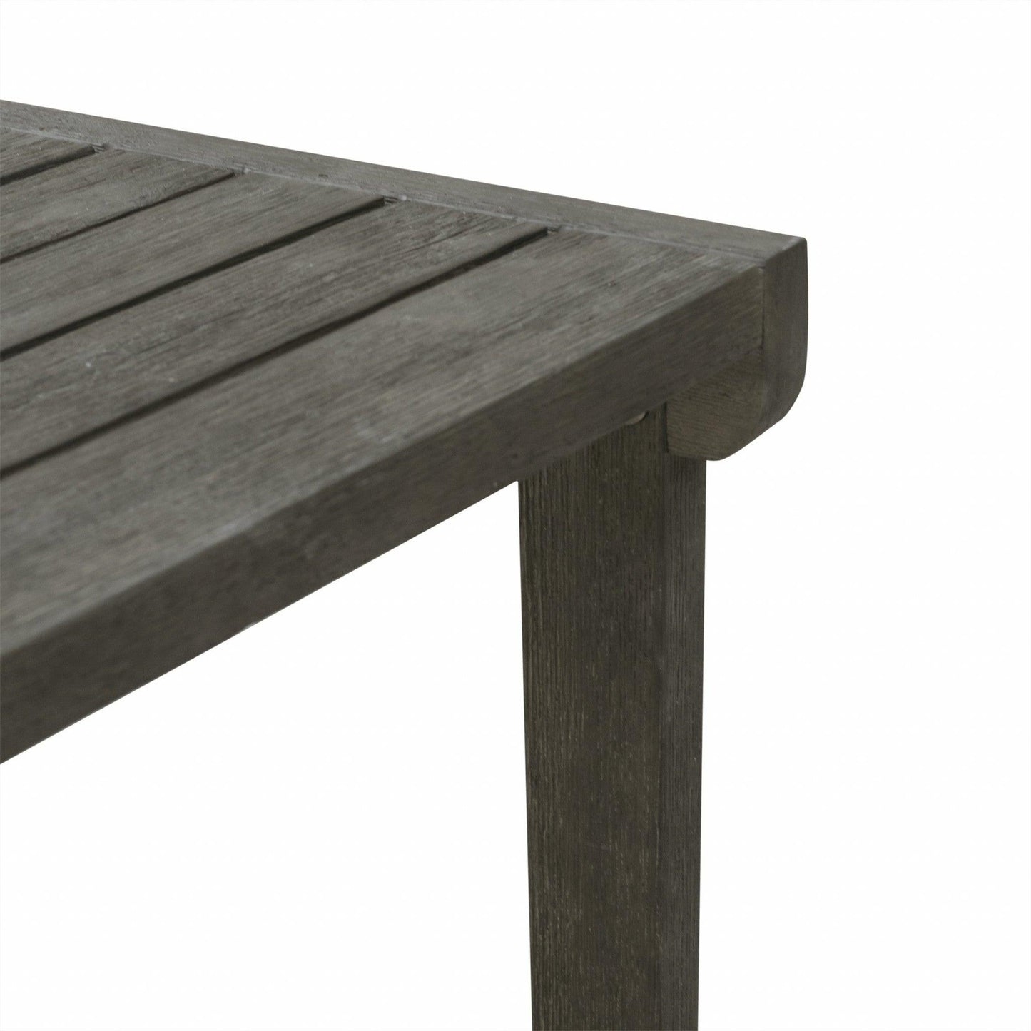 Dark Grey Outdoor Wooden Side Table - AFS