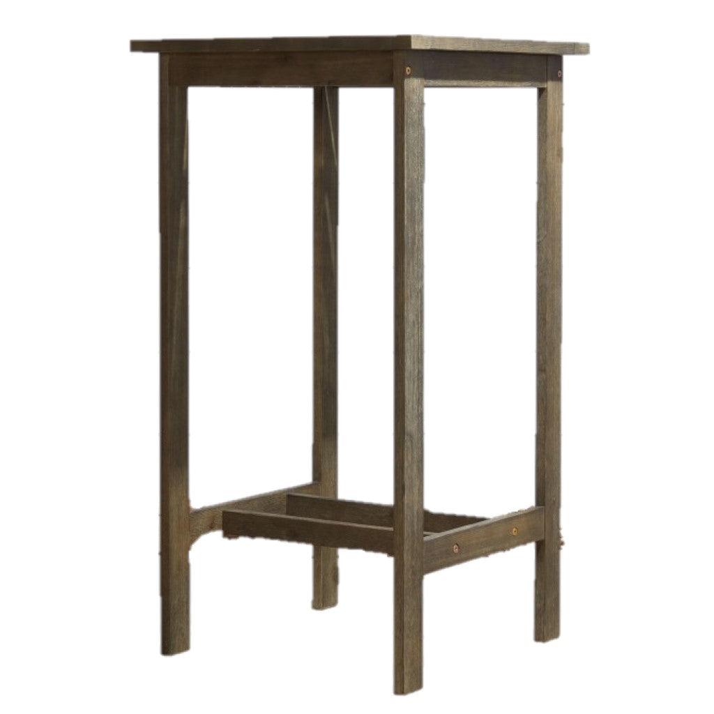 Distressed Grey Square Bar Table - AFS