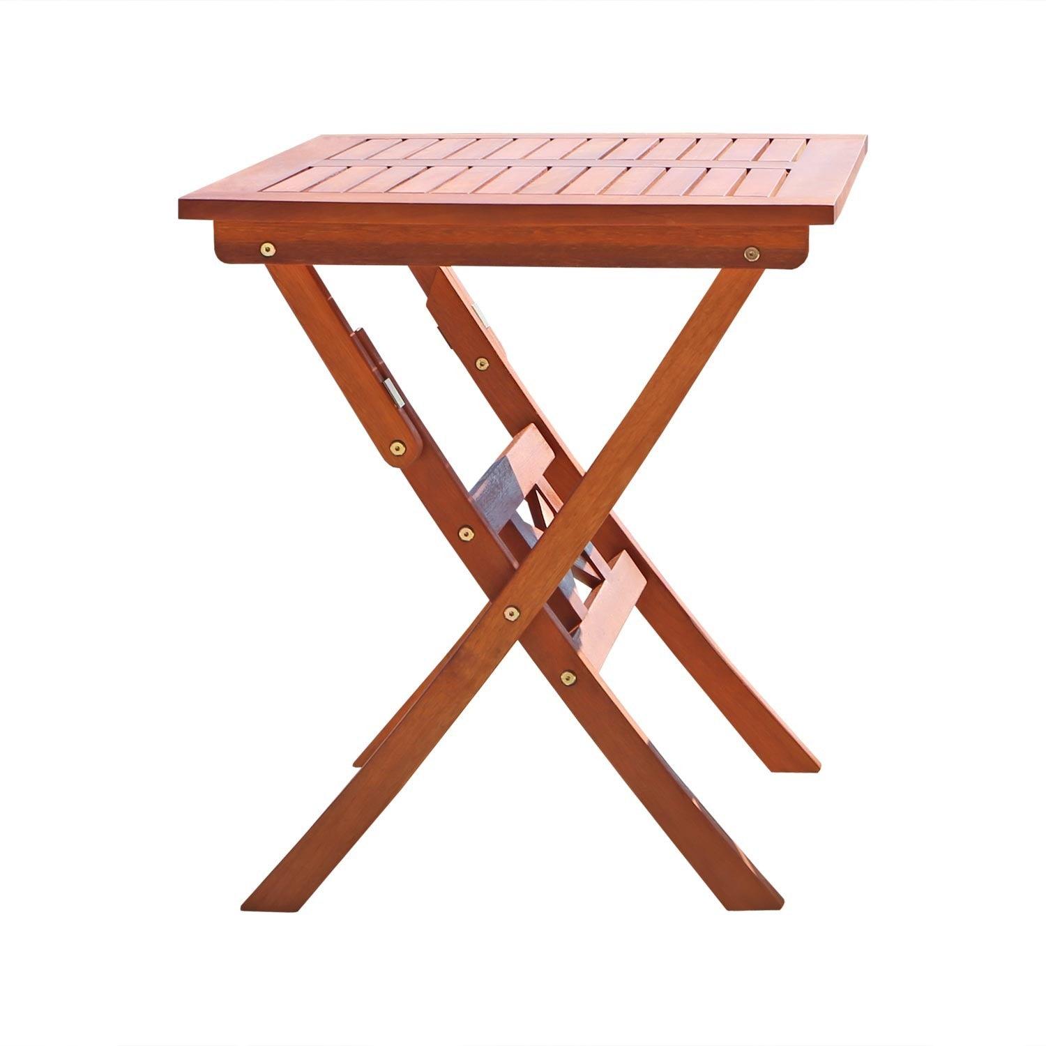 Sienna Brown Folding Serving Table - AFS