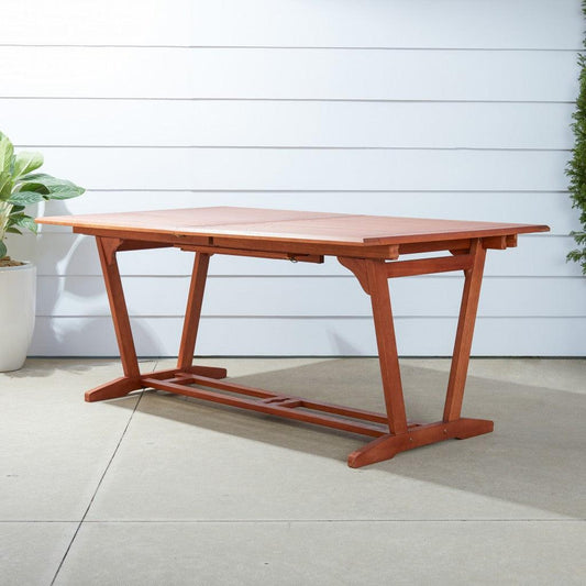 Sienna Brown Extendable Dining Table - AFS