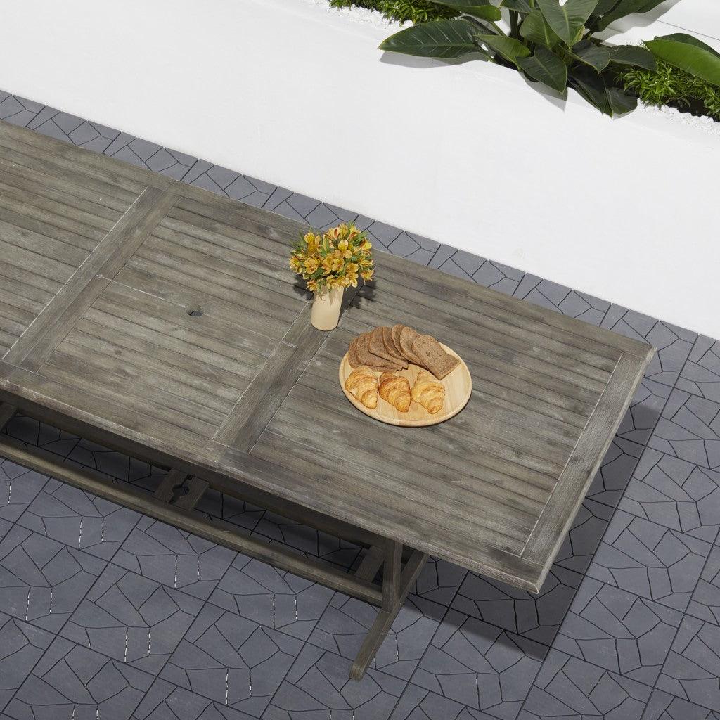 Distressed Grey Extendable Dining Table - AFS