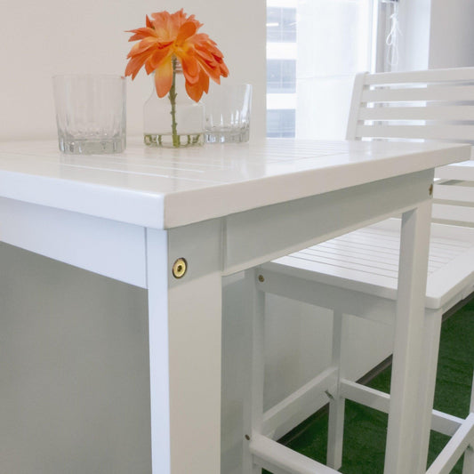 White Square Bar Table - AFS