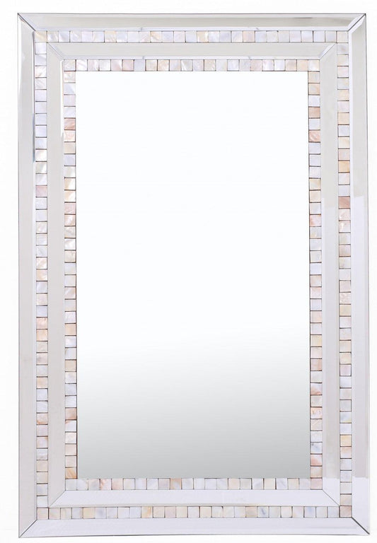 Pastel Pink Mosaic Tiled Mirror - AFS