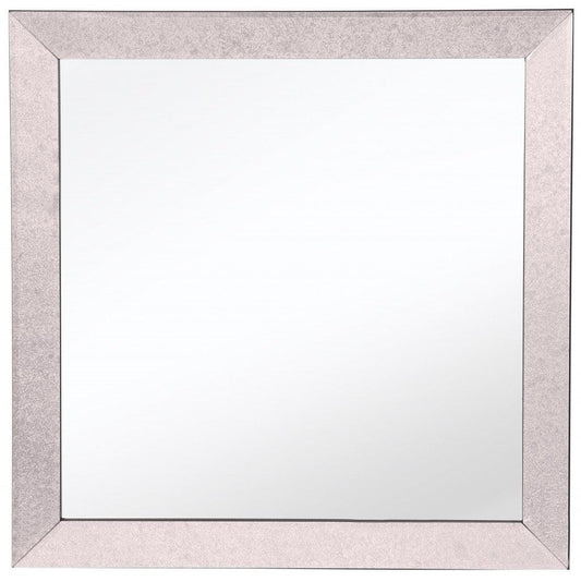 Grey Square Glass Mirror - AFS