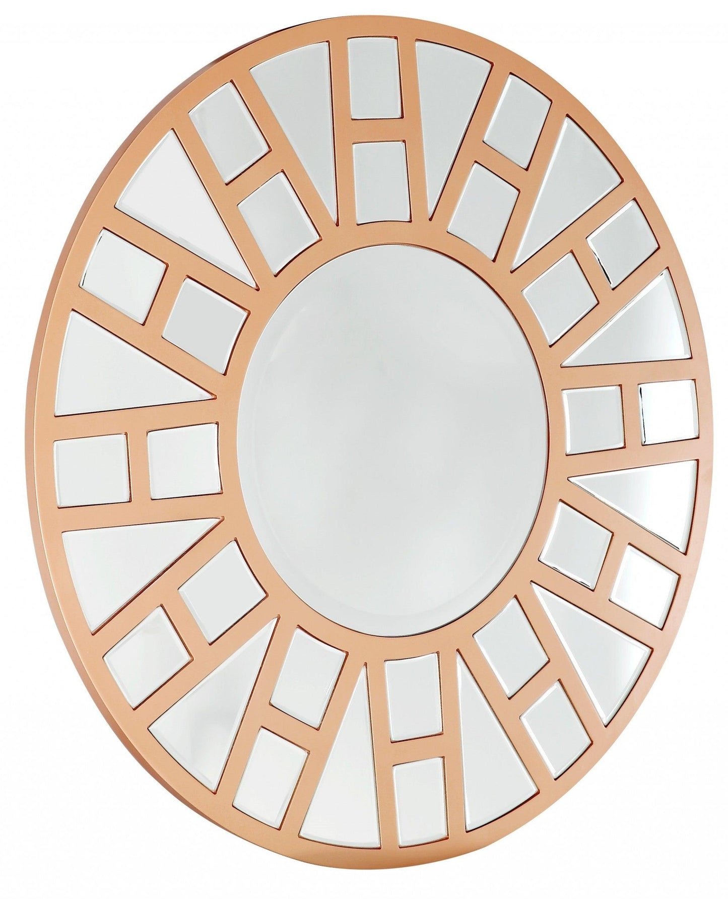 Gold Geometric Mirror - AFS