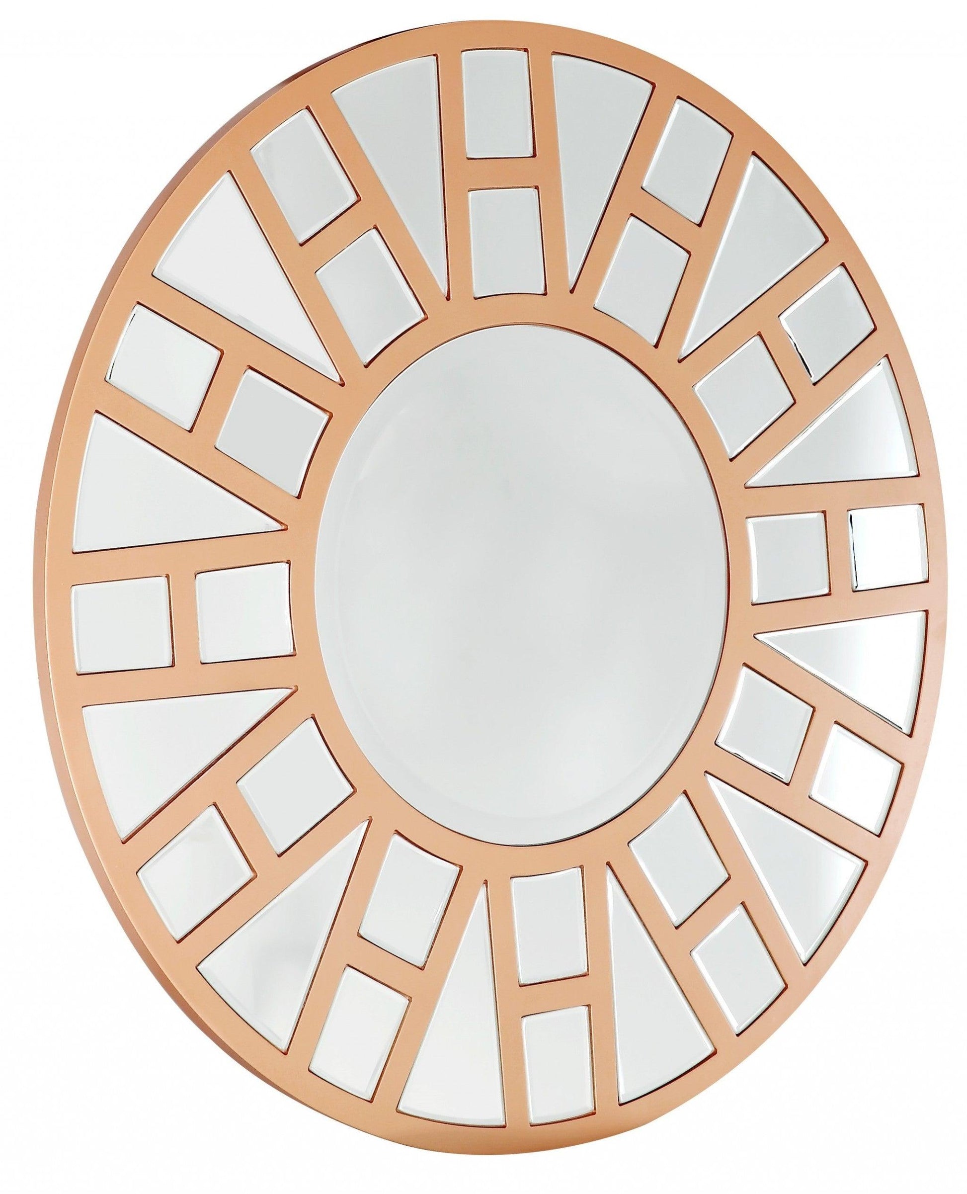 Gold Geometric Mirror - AFS