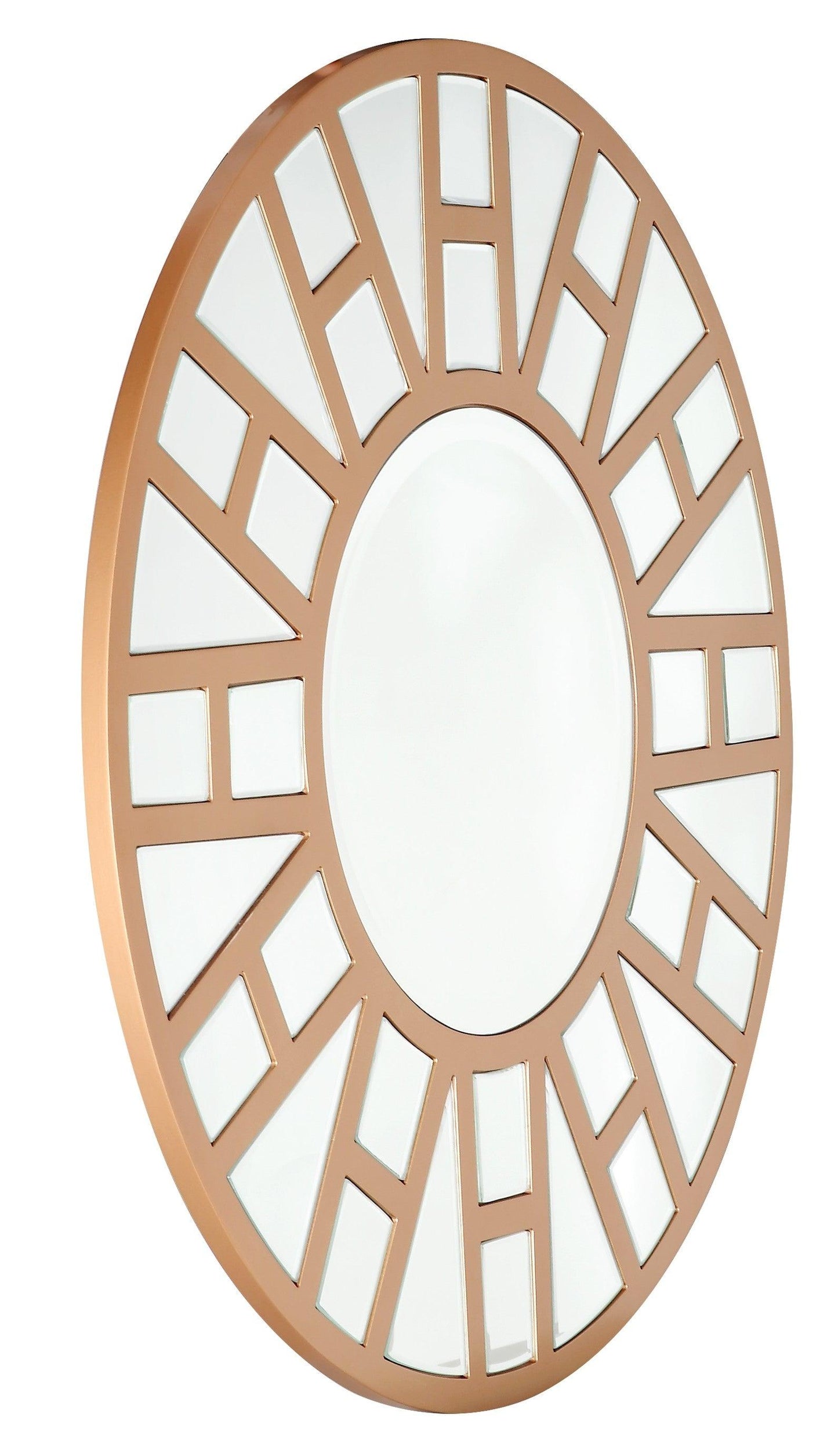 Gold Geometric Mirror - AFS