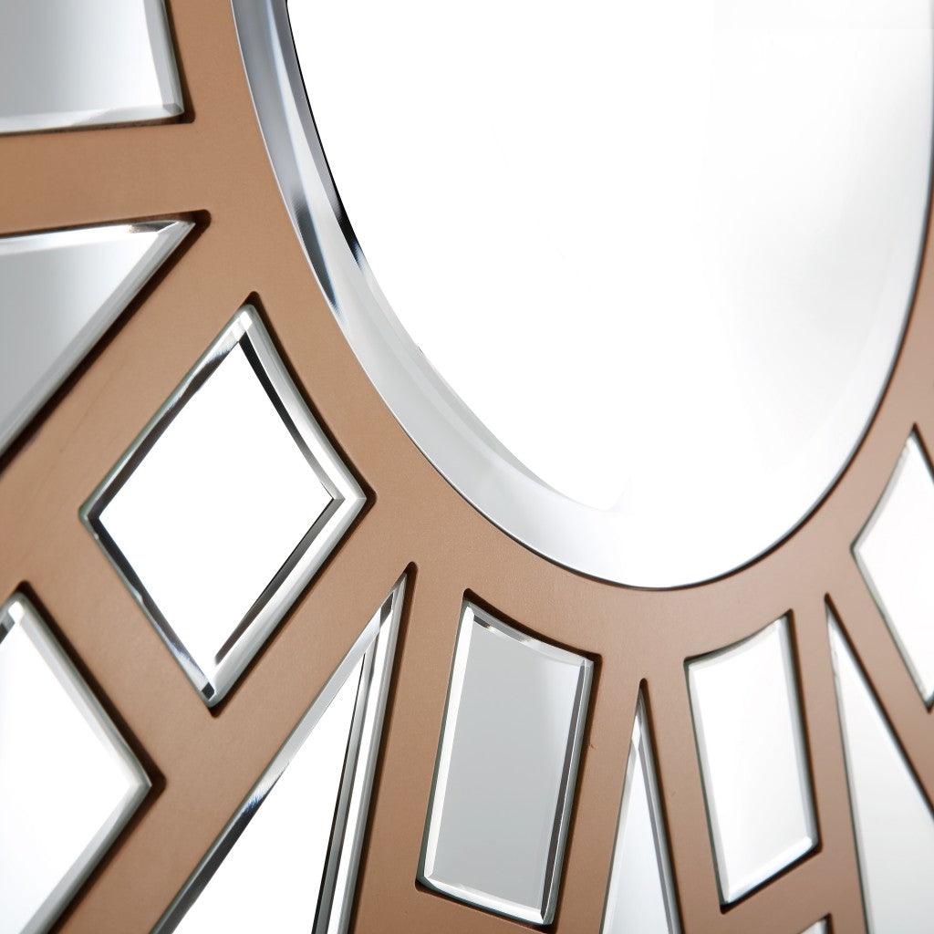 Gold Geometric Mirror - AFS