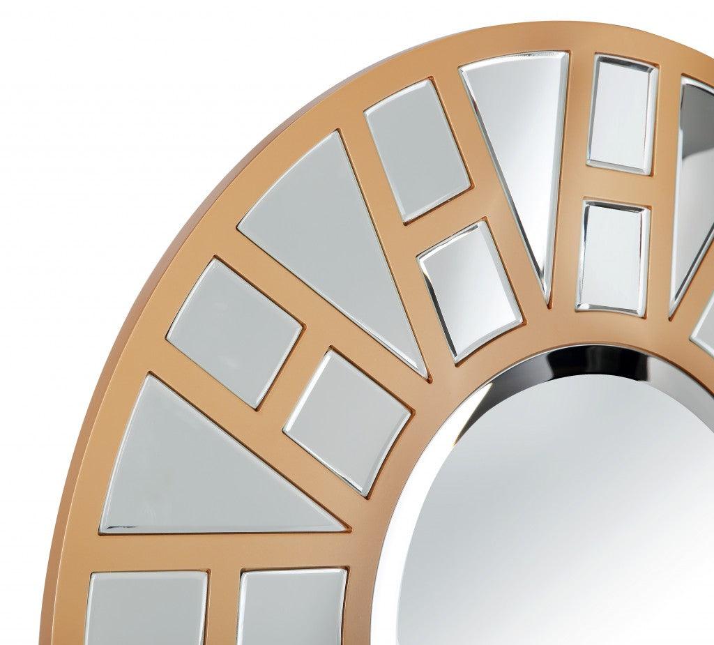 Gold Geometric Mirror - AFS