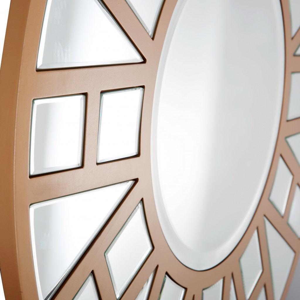 Gold Geometric Mirror - AFS