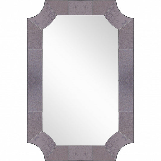 Grey Antiqued Framed Mirror - AFS