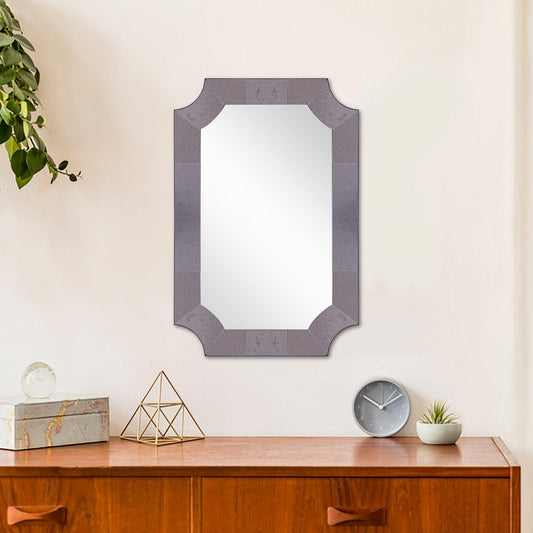 Grey Antiqued Framed Mirror - AFS