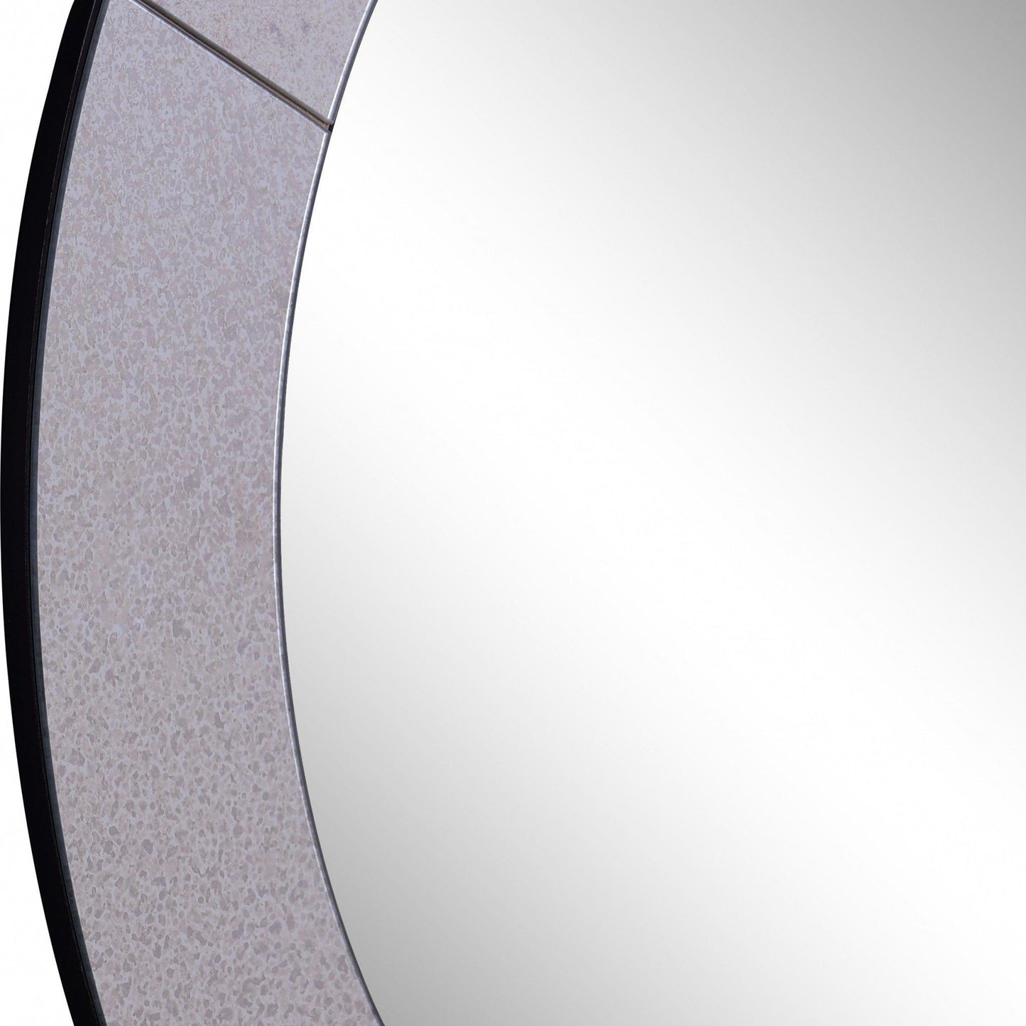 Grey Round Wall Mirror - AFS