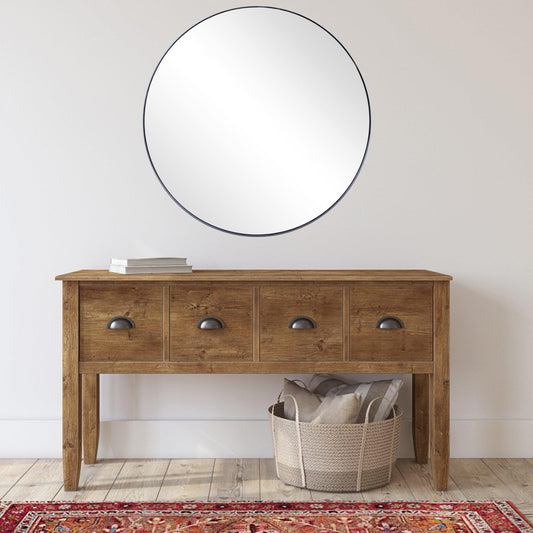 Clean and Chic Round Mirror - AFS