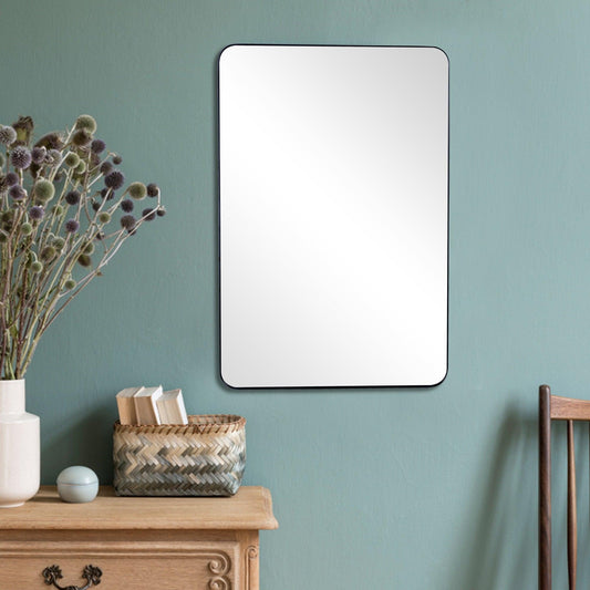 Rectangular Clean Metal Mirror - AFS