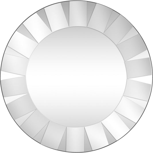 Angled Petal Round Mirror - AFS