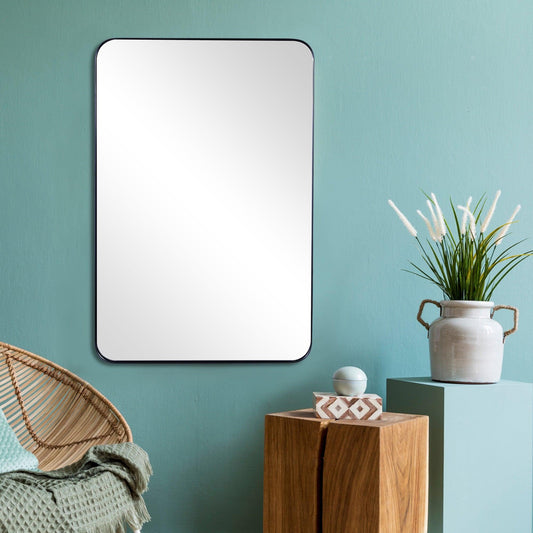 Rectangular Metal Framed Mirror - AFS