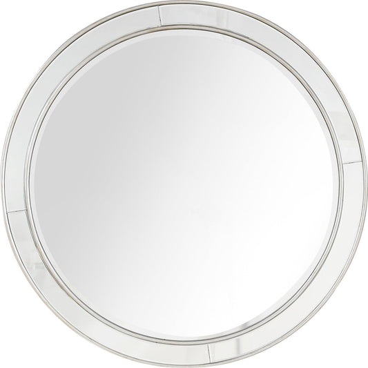 Silver Beaded Wall Mirror - AFS