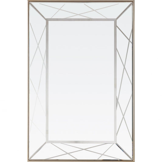 Champagne Finish Wall Mirror - AFS