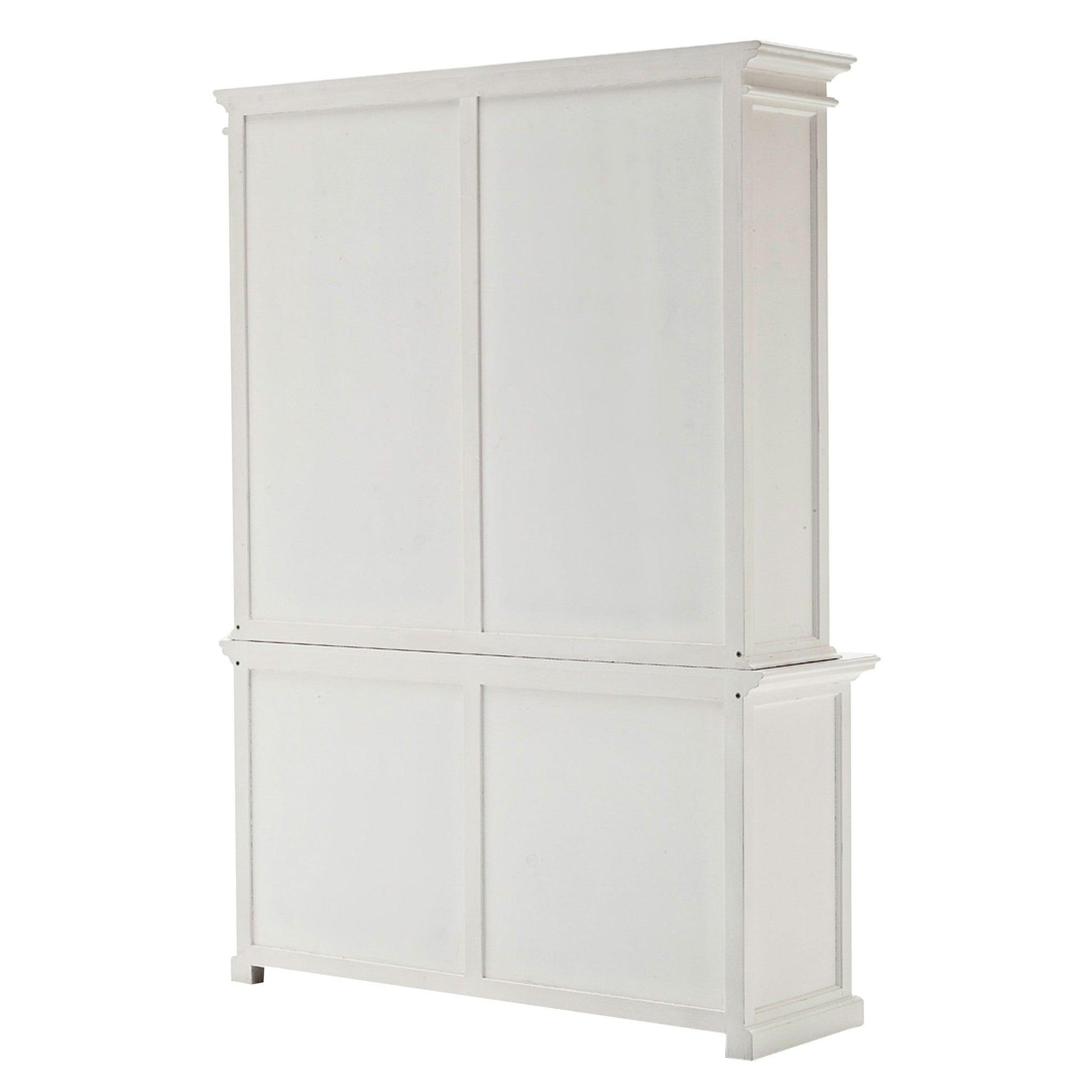 Classic White Hutch Bookcase Unit - AFS